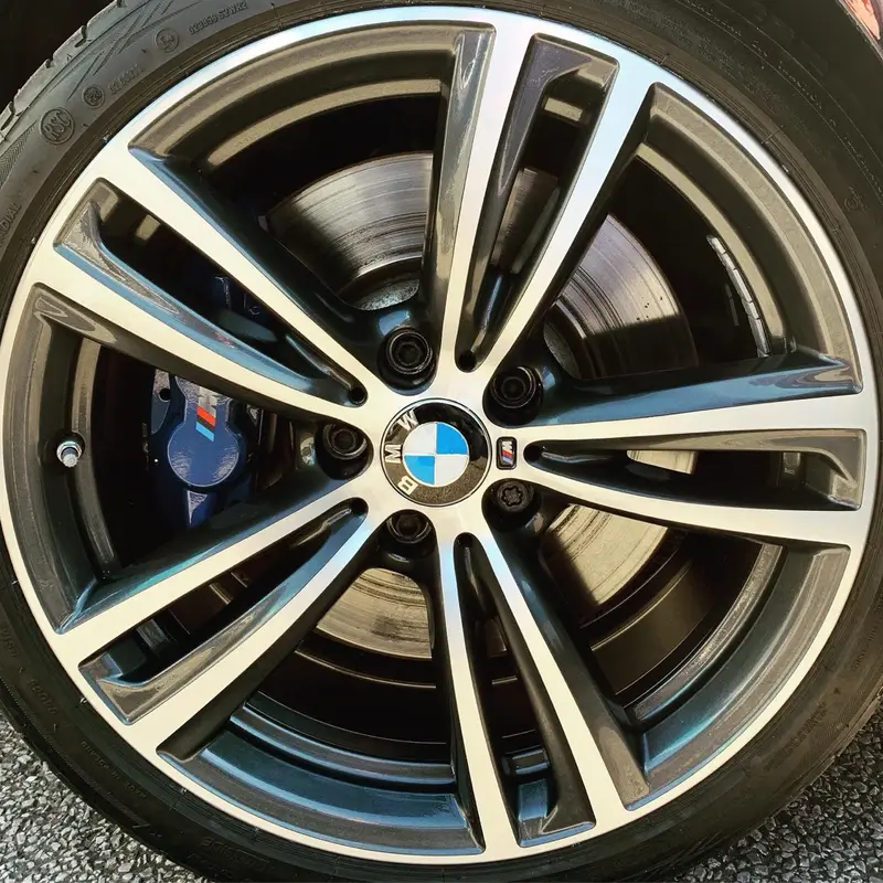 Repaired and refurbished alloy wheel by Dimonty Alloys, Wigan