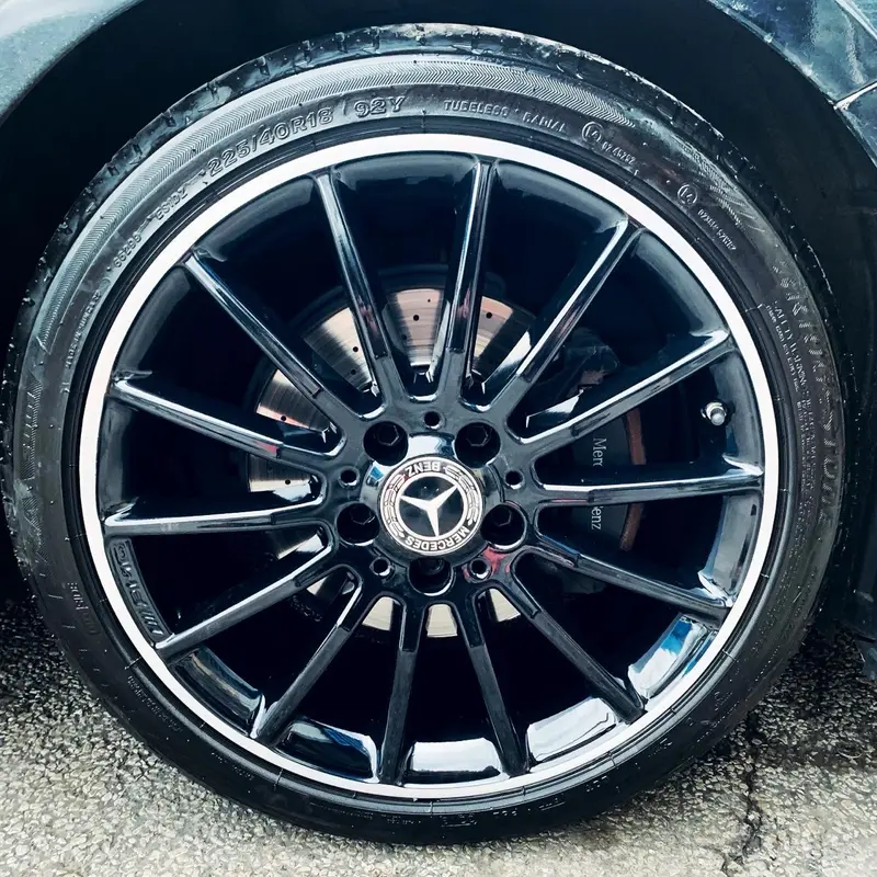 Repaired and refurbished alloy wheel by Dimonty Alloys, Wigan