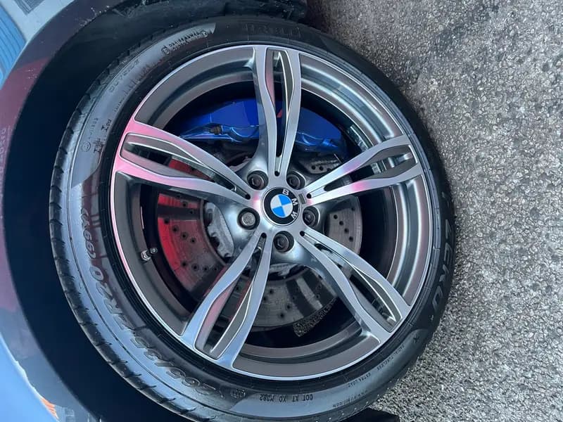 Repaired and refurbished alloy wheel by Dimonty Alloys, Wigan