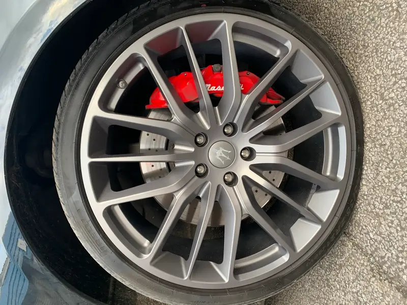 Repaired and refurbished alloy wheel by Dimonty Alloys, Wigan