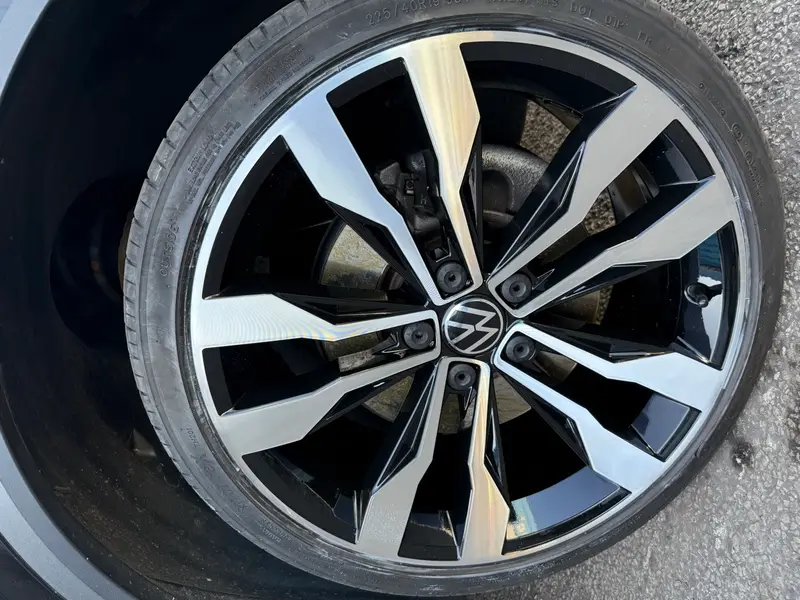 Corroded alloy wheel stripped and refinished by Dimonty Alloys, Wigan