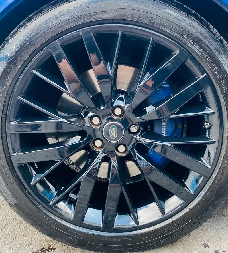 Repaired and refurbished alloy wheel by Dimonty Alloys, Wigan