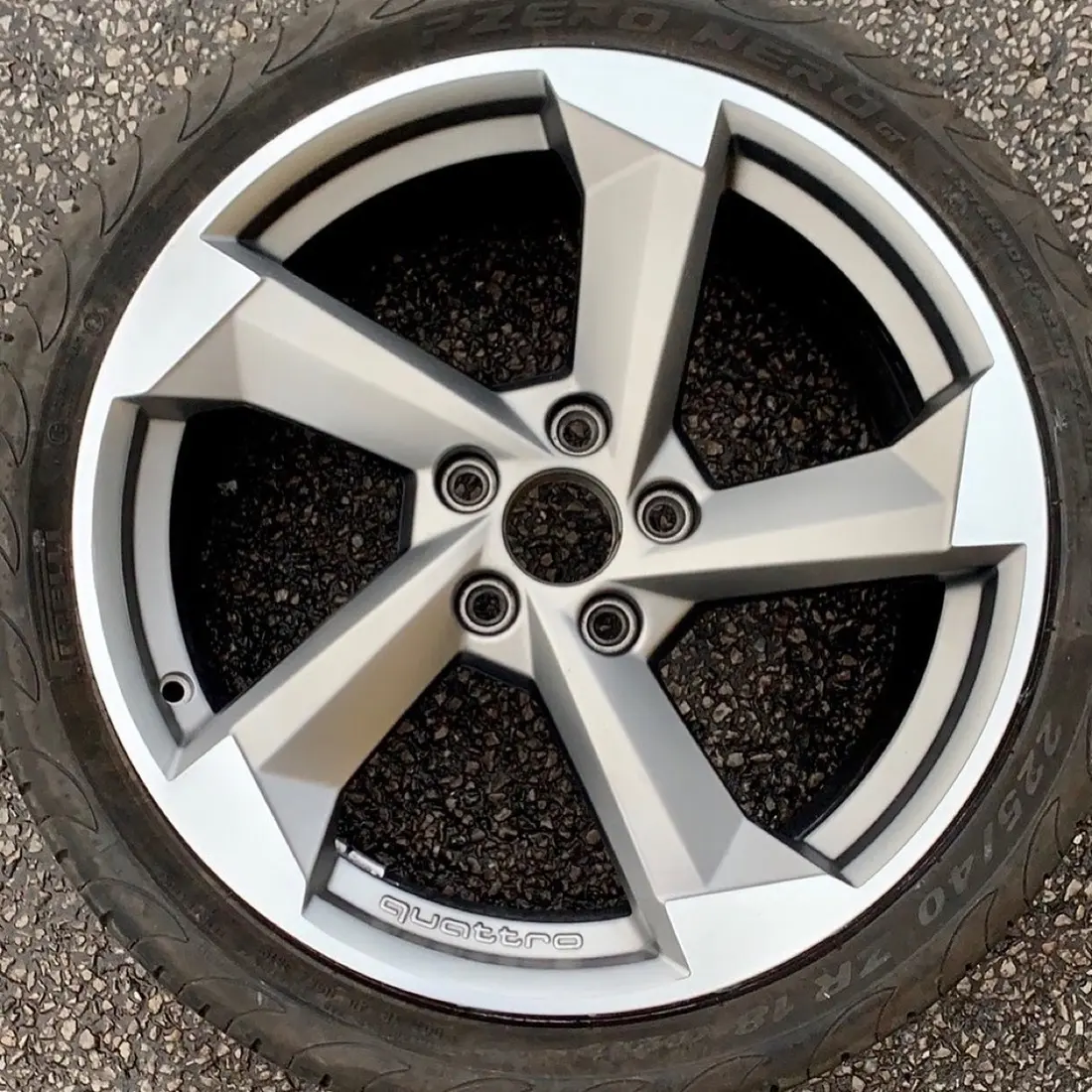 After — refurbished wheel