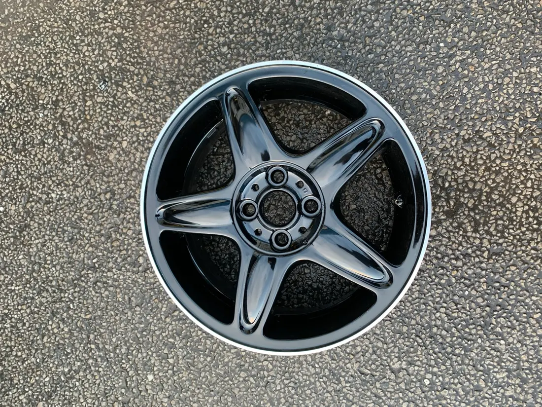 After — refurbished wheel
