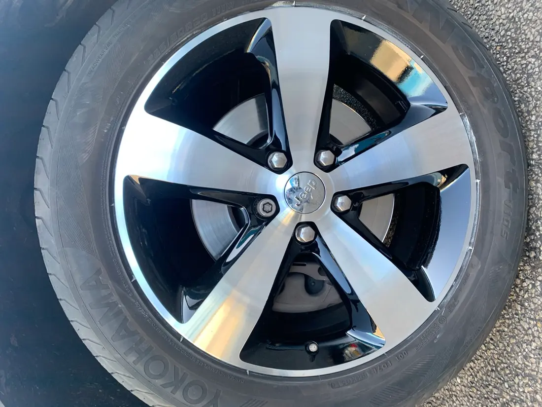 After — refurbished wheel